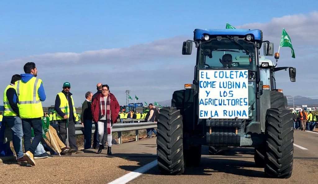 La protesta de los agricultores en imágenes