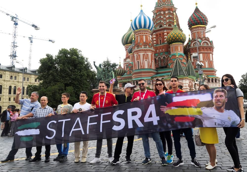 Mundial 2018: Las aficiones del España - Rusia