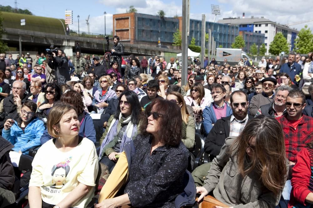 Acto de Podemos con Íñigo Errejón en La Felguera