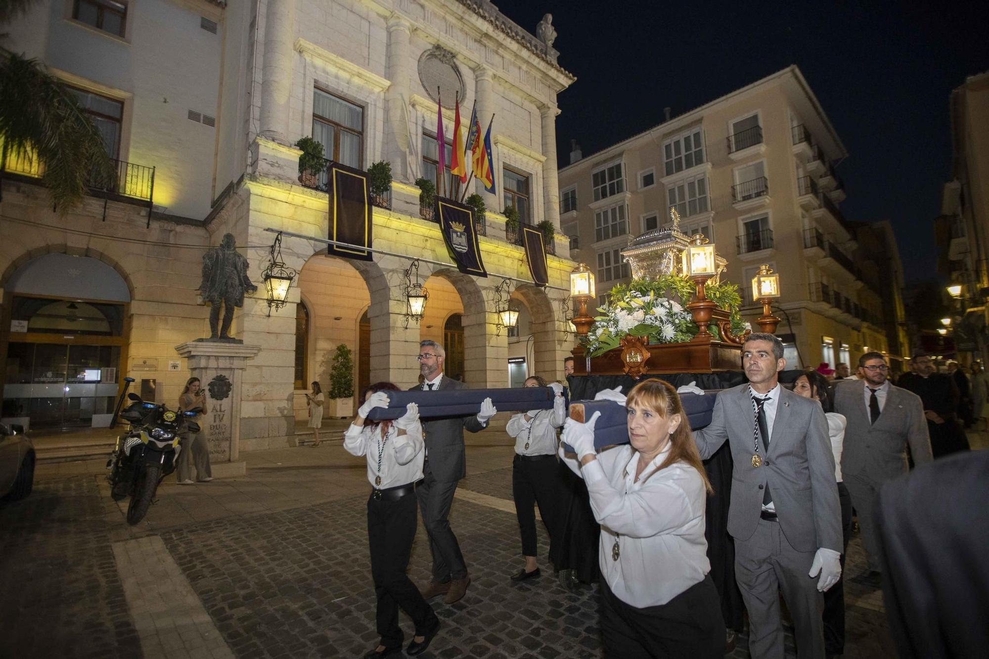 Así ha recibido Gandia las reliquias del patrón San Francisco de Borja