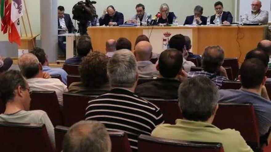 Imagen de una de las últimas asambleas del Zamora CF.