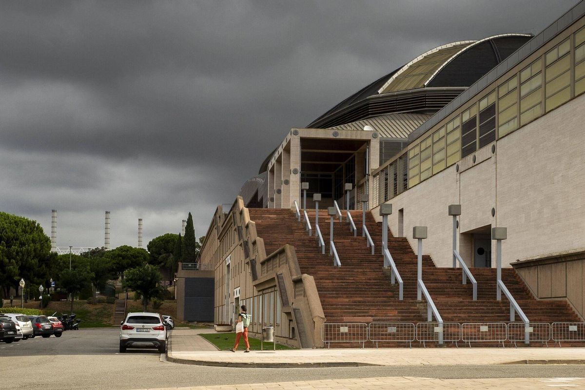 Escalinata de evacuación del Palau Sant Jordi y de conexión con el Sant Jordi Club