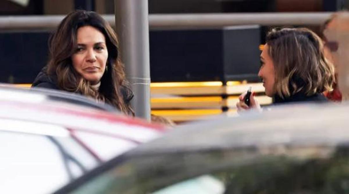 El serio semblante de Fabiola Martínez