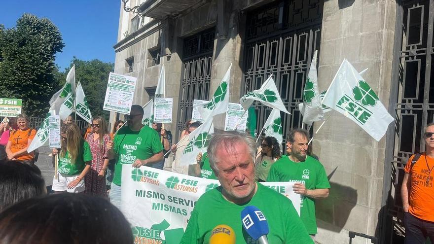 El "junio caliente" de la educación en España se caldea también en Asturias: la concertada, a la calle a pedir igualdad de condiciones con la pública
