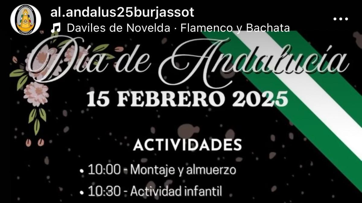Día de Andalucía en Burjassot