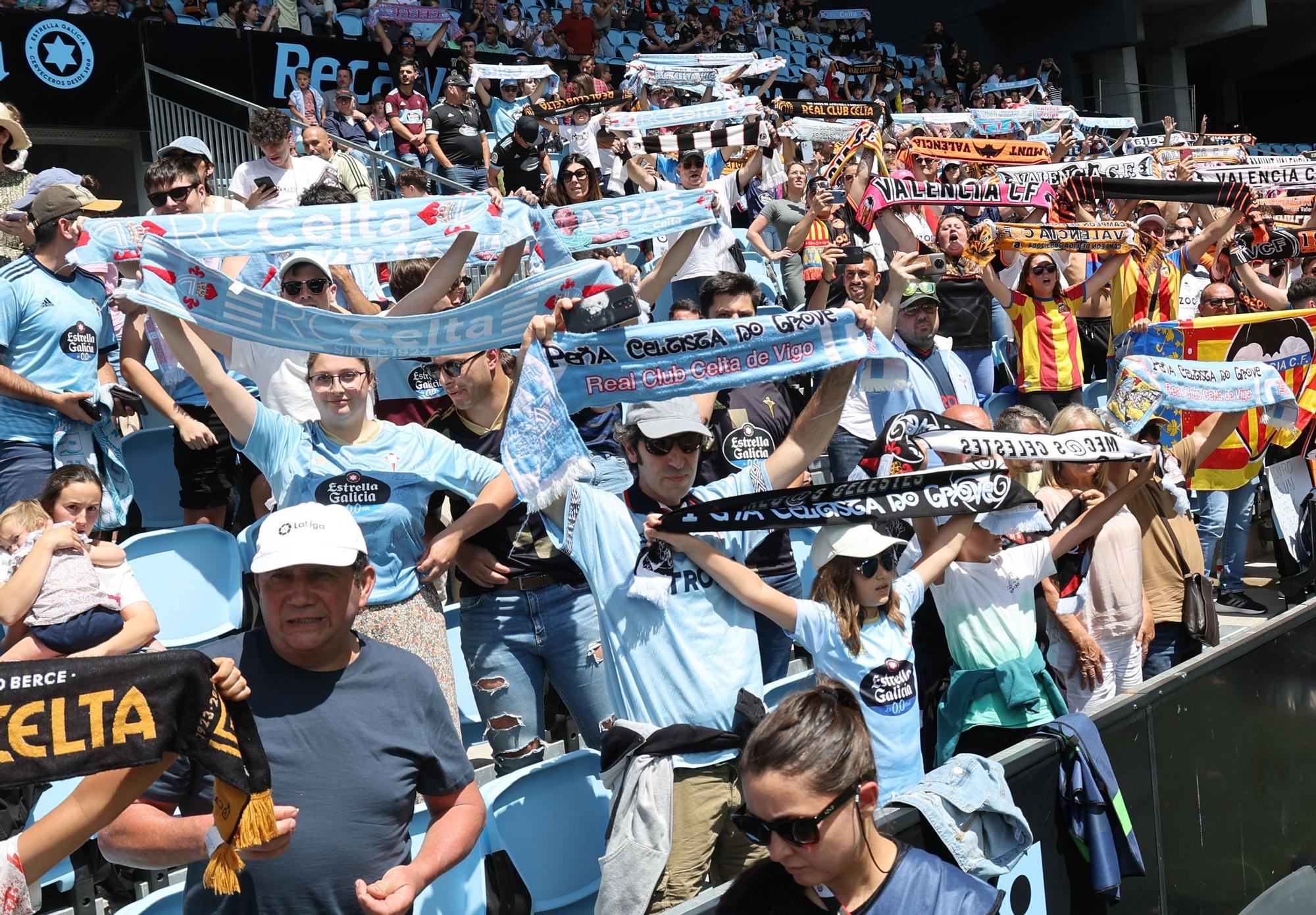 Las mejores imágenes del Celta - Valencia