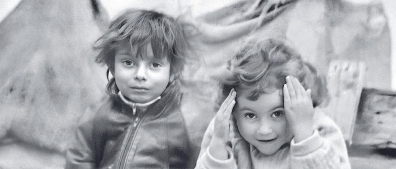 Algunos de los niños que vivían en el Trapecio