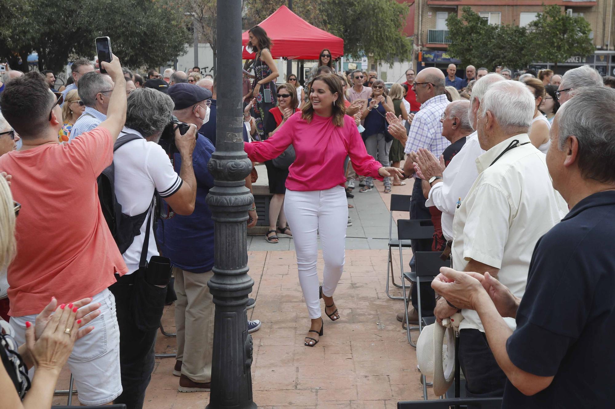 Presentación de la candidatura de Sandra Gómez a las primarias del PSPV