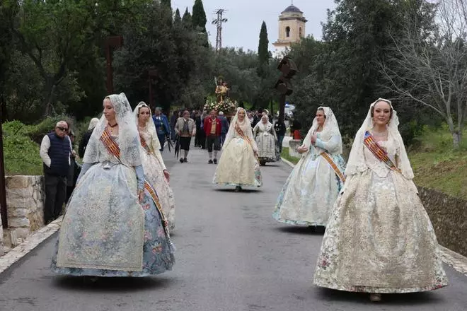 La singular Baixada de Sant Josep de Xàtiva, en imágenes