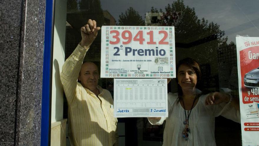 El primer premio de la lotería nacional deja en Corvera 300.000 euros