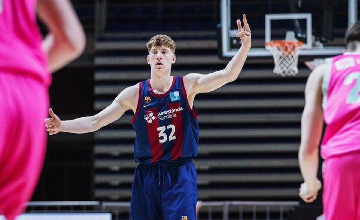 Jakucionis decidió dejar el Barça tras formarse los últimos años para irse a la NCAA