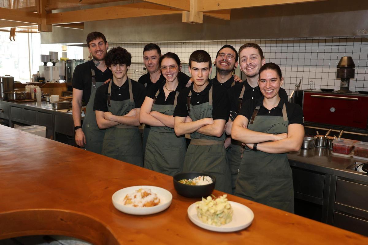 El equipo de cocina de Centeno