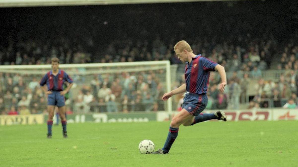 El primer penalti que marcó Koeman como azulgrana fue ante Osasuna y en el Camp Nou un 9 de septiembre de 1989