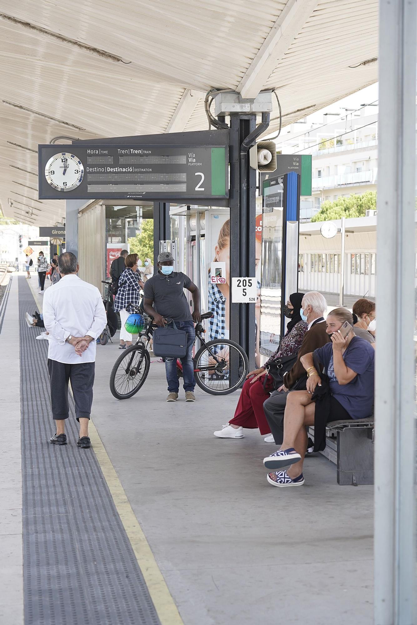 La vaga de Renfe porta el caos ferroviari a Girona