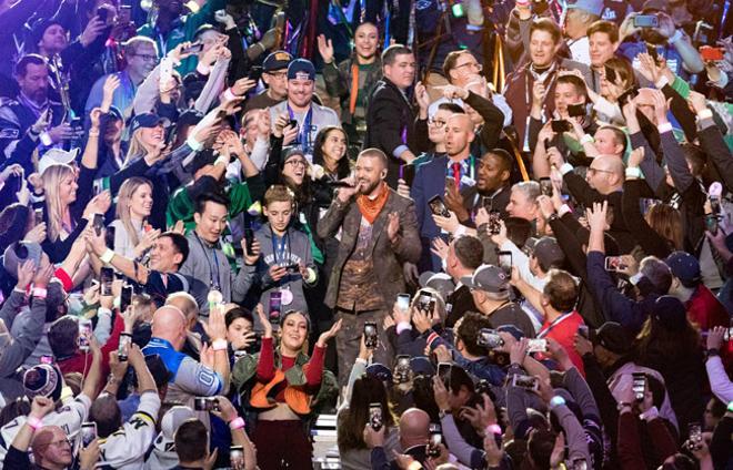 Justin Timberlake en la Super Bowl 2018