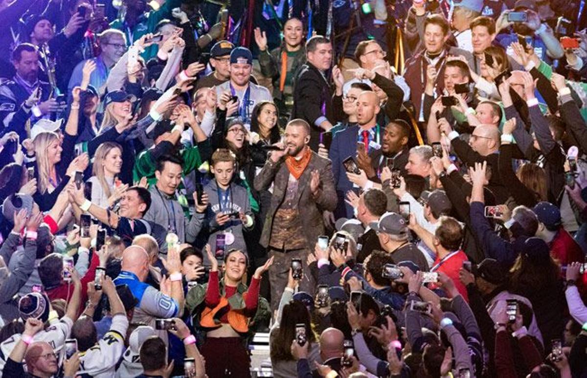 Justin Timberlake en la Super Bowl 2018