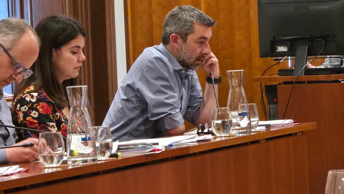 Manuel Campa, durante el Pleno