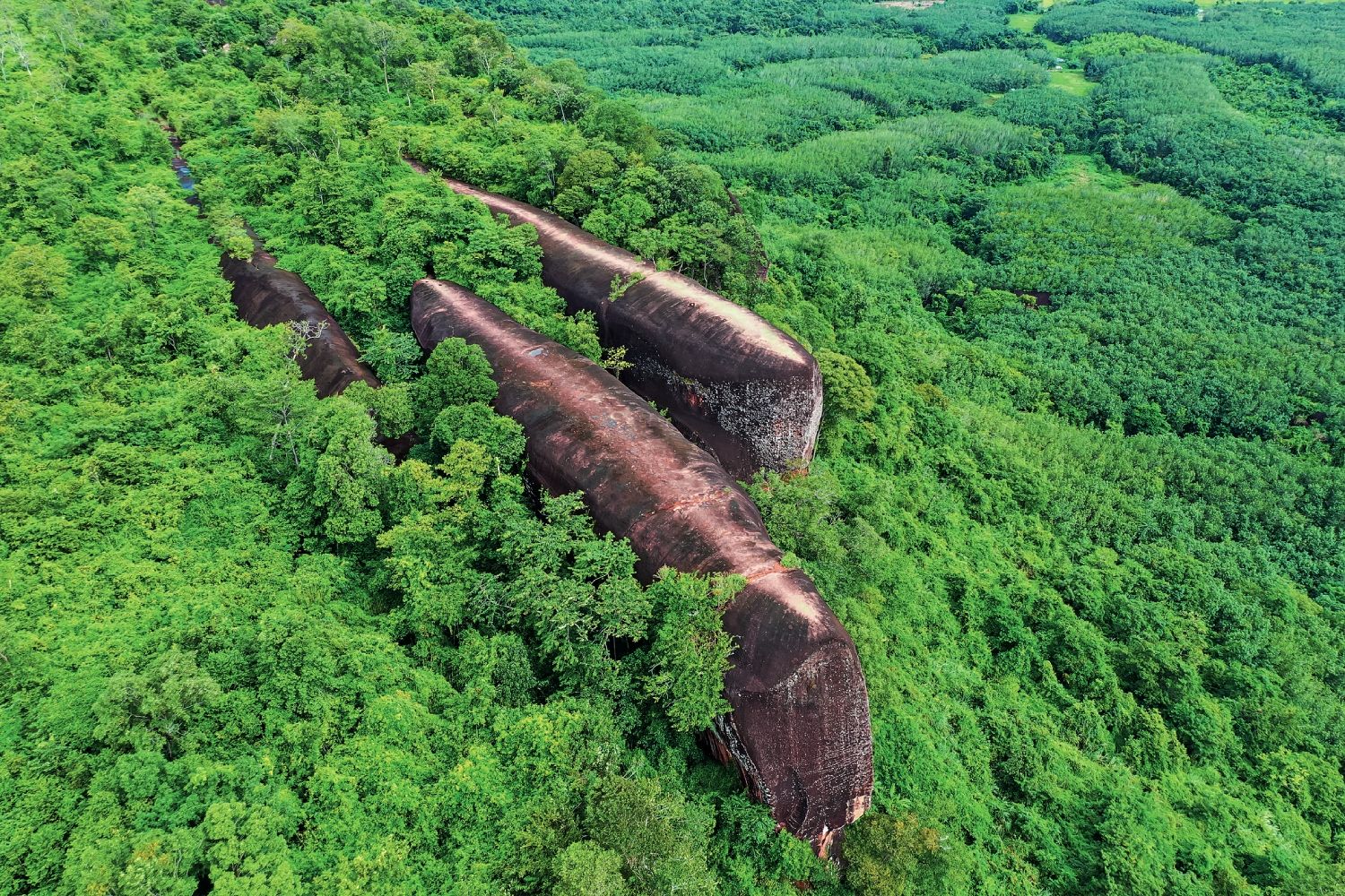 . Hin Sam Wan  (Three Whale Rocks), Bueng Kan, Tailandia
