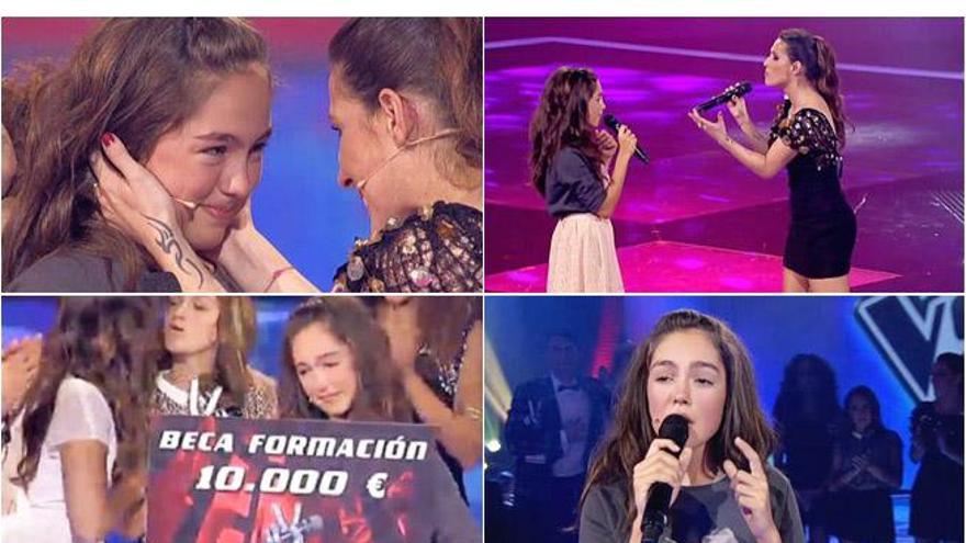 María gana la primera edición de &#039;La Voz Kids&#039;.