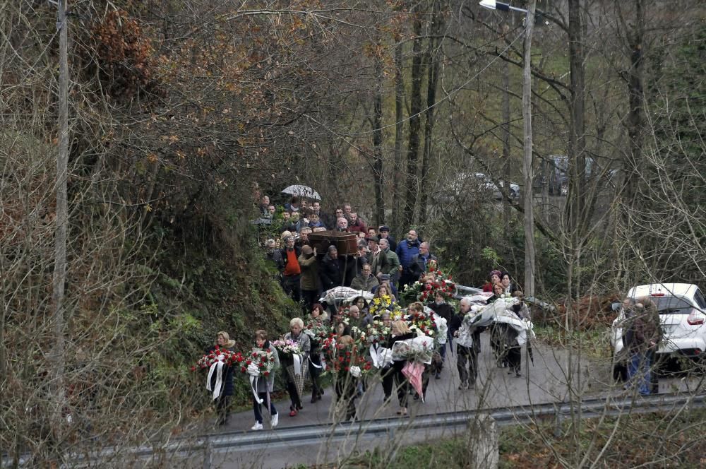 Funeral de Ignacio Fernández, exalcalde de San Martín del Rey Aurelio