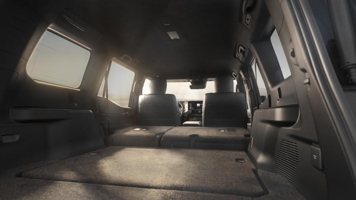 Espacio de carga del Toyota Land Cruiser 250 VX