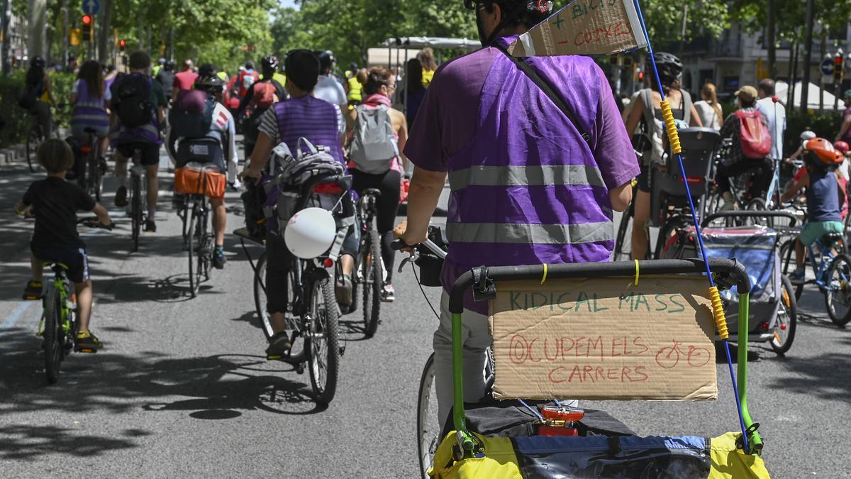   Reivindicaciones de los ciclistas por la Gran Vía