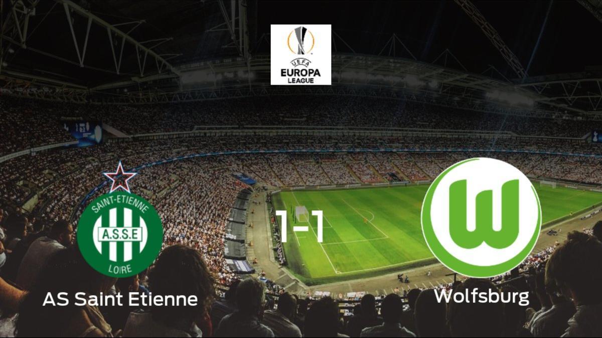 El Saint-Étienne y el Wolfsburgo suman un punto tras empatar a uno