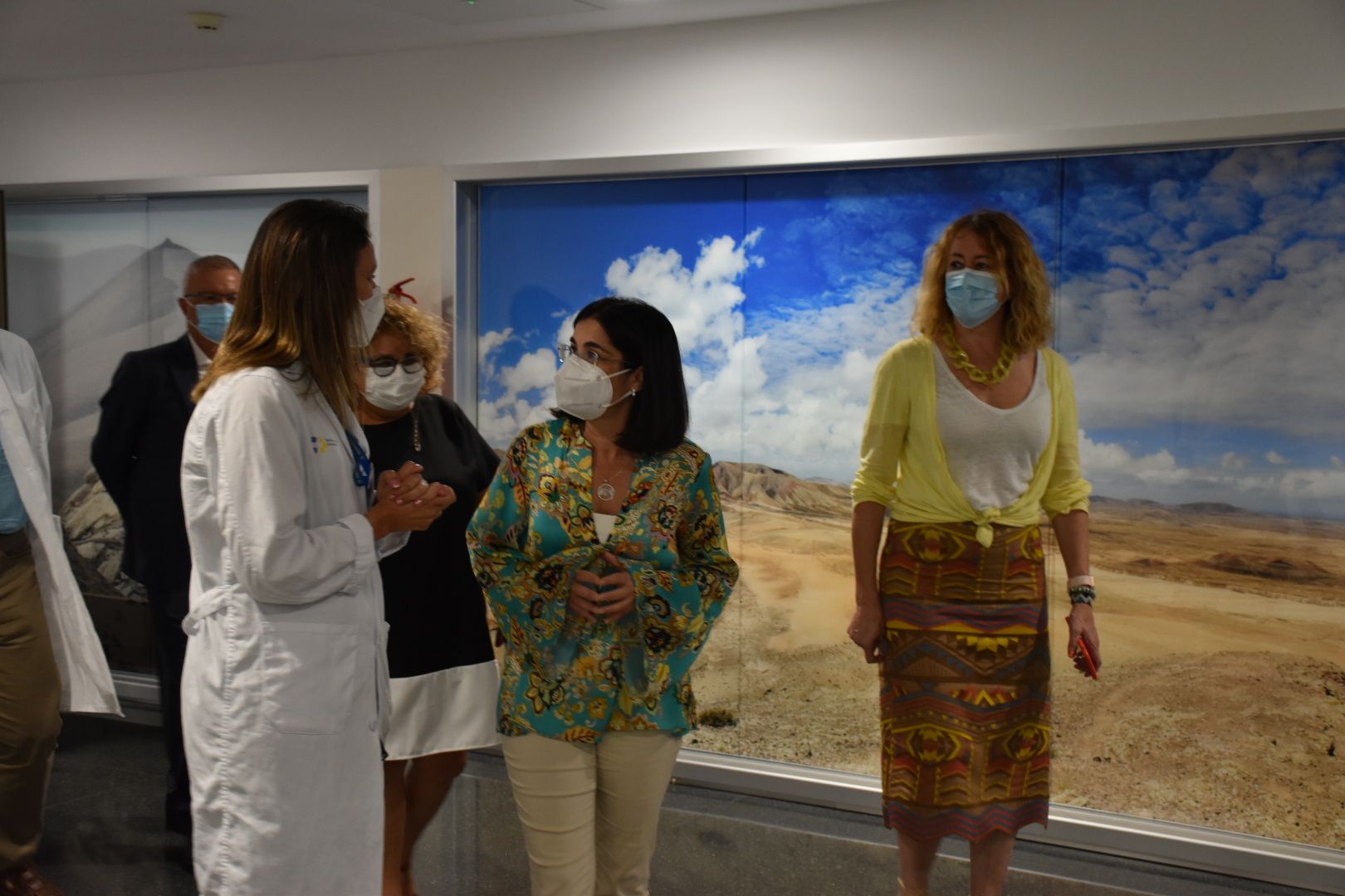 Visita de Carolina Darias al Hospital General de Fuerteventura