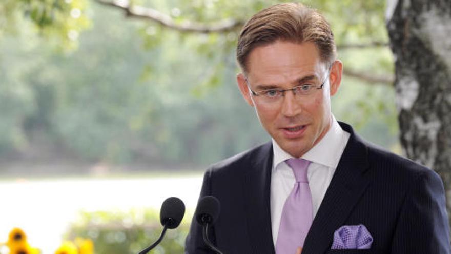 El primer ministro finlandés, Jyrki Katainen.