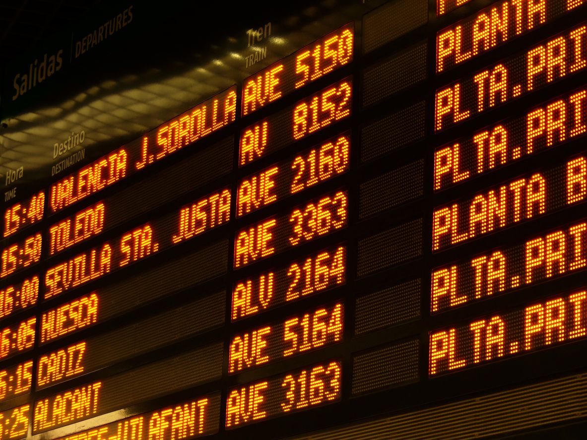 Estación de Atocha, Madrid.