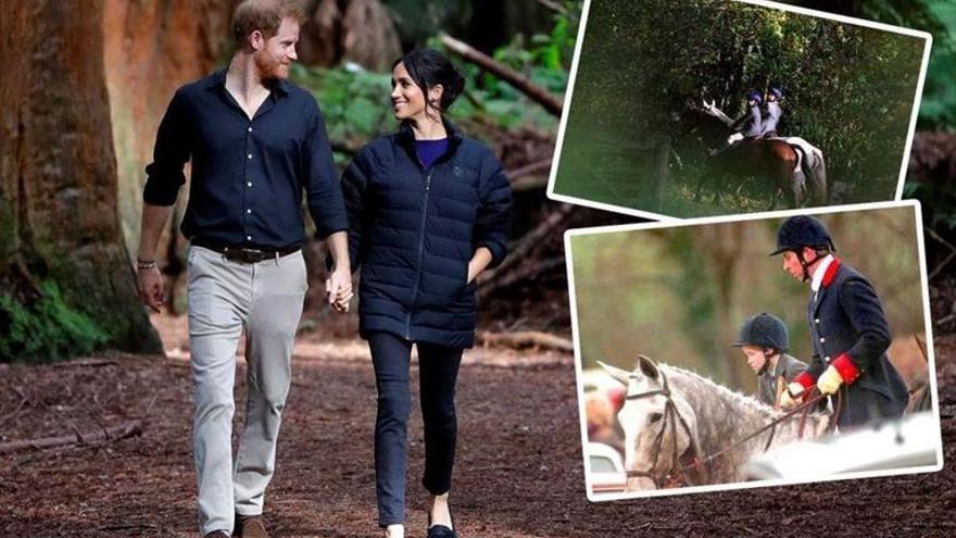 Harry abandona la caza del faisán por Meghan