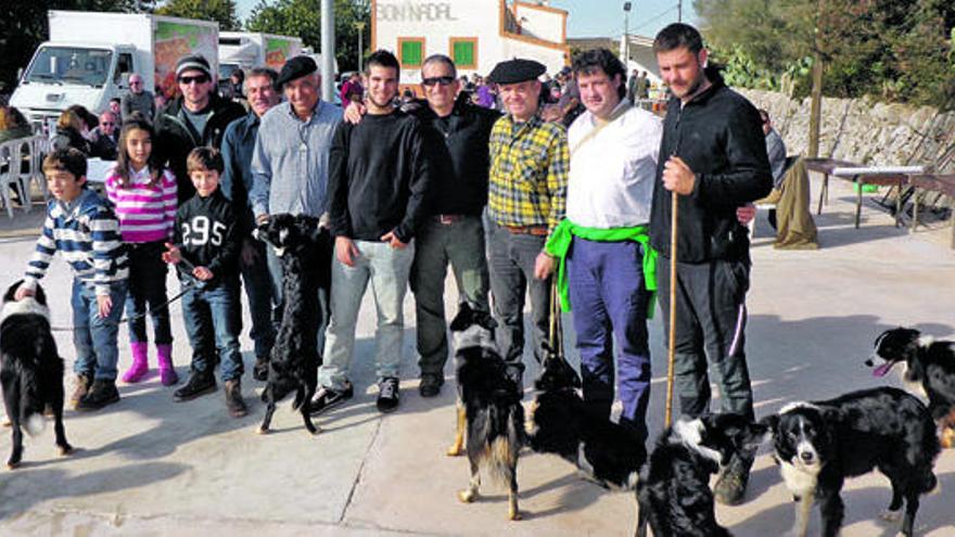 Los pastores participantes, justo al finalizar el concurso