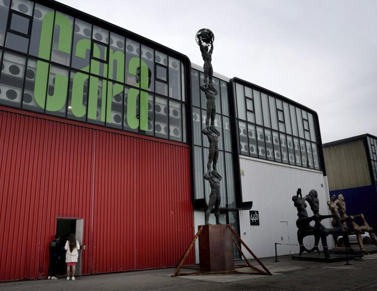 La estatua de los Hermanos de la Lejía, más cerca: se ubicará próxima a la cárcel