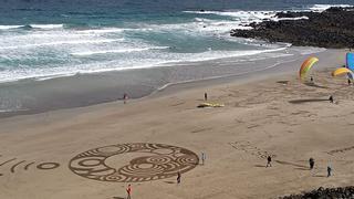 ¿Qué son los extraños círculos en las playas de Lanzarote?