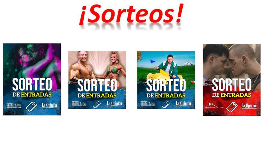 Culturismo, musicales, humor y cine en nuestros sorteos