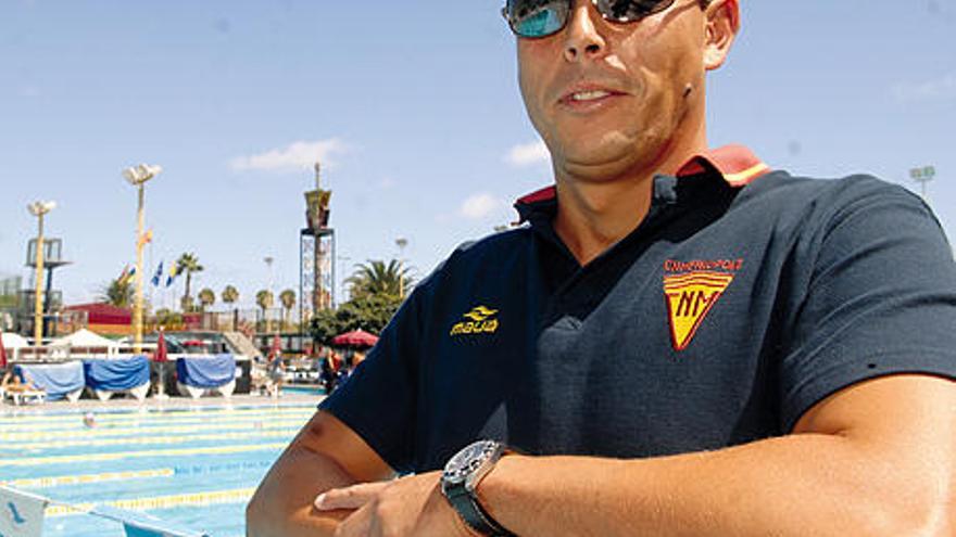 Rodolfo Martín, en las instalaciones del Club Natación Metropole.