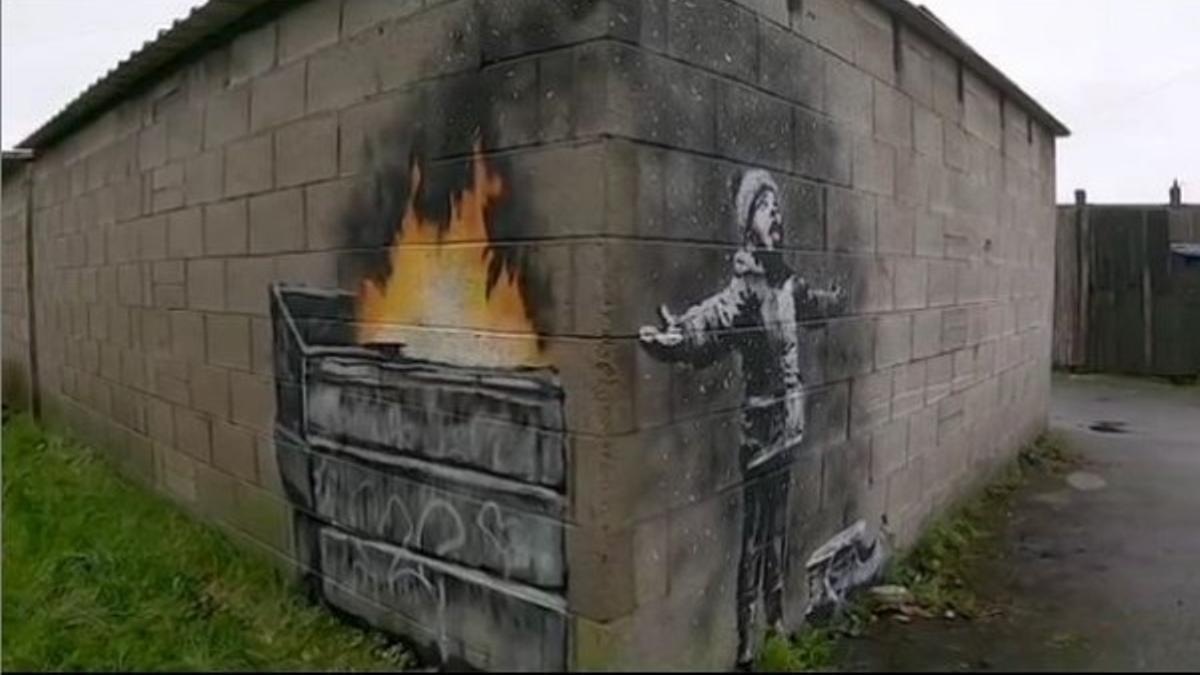 Nuevo grafiti de Banksy