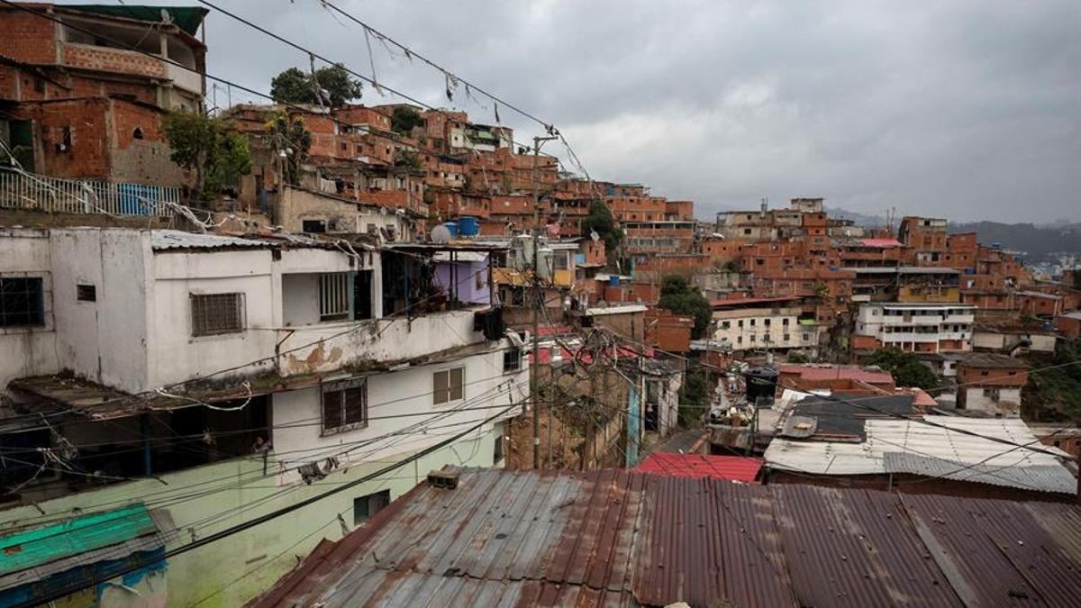 Vista del barrio venezolano José Félix Ribas.