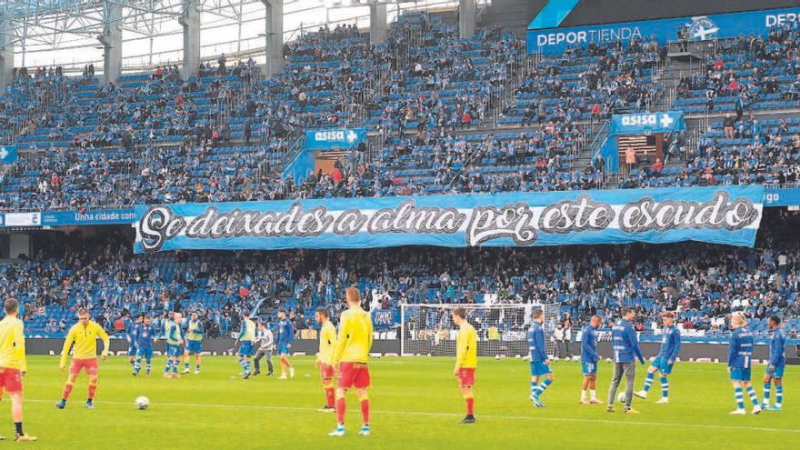 Imagen del estadio de Riazor antes del Deportivo-Las Palmas de esta temporada.