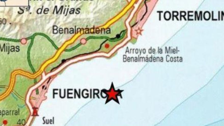 Registrado un terremoto de magnitud 4.1 frente a las costas de Benalmádena.