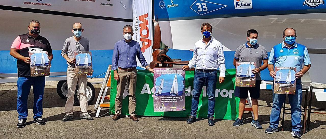 Acto de presentación de la final del Aguas de Teror, ayer en las instalaciones de la Federación de Vela Latina. | | LP/DLP