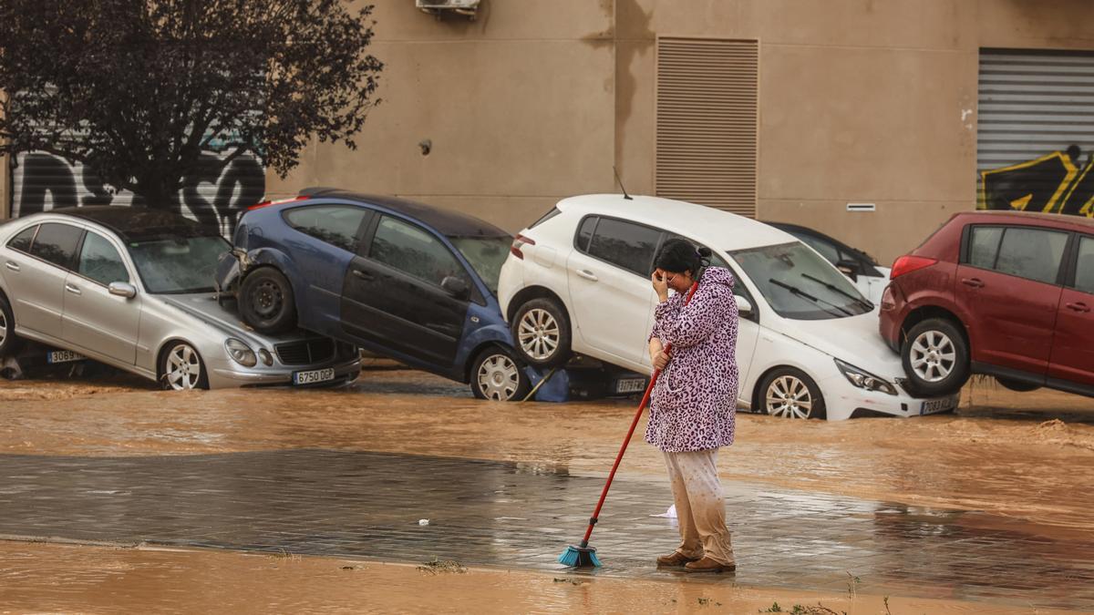 Fectos de la DANA en Valencia