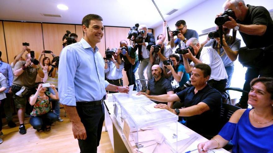 Pedro Sánchez anima a votar para que el gobierno tenga &quot;la máxima legitimidad&quot;