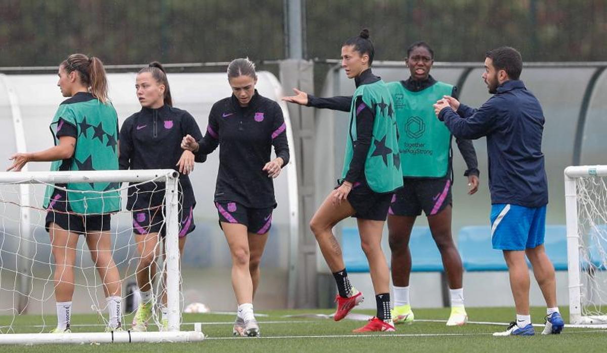Las mejores imágenes del último entrenamiento del Barça antes del debut en Champions