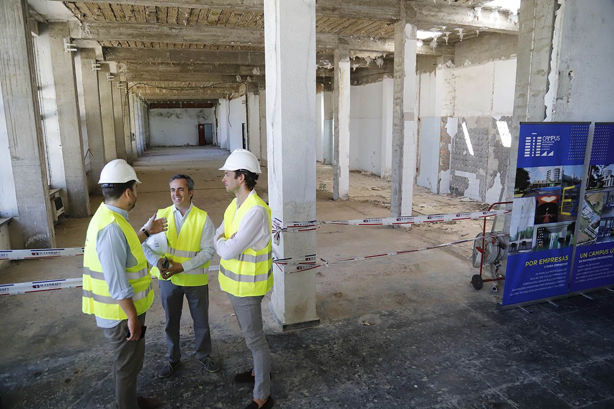 El comienzo de las obras del Campus de FP de Córdoba, en imágenes