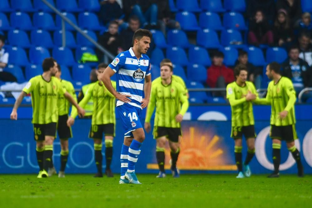 El Dépor cae 1-3 ante el Zaragoza