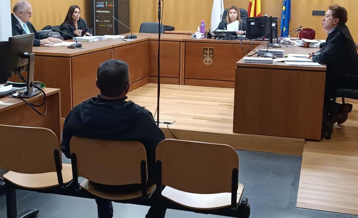 El camionero acusado, este jueves en el juicio. |  FdV