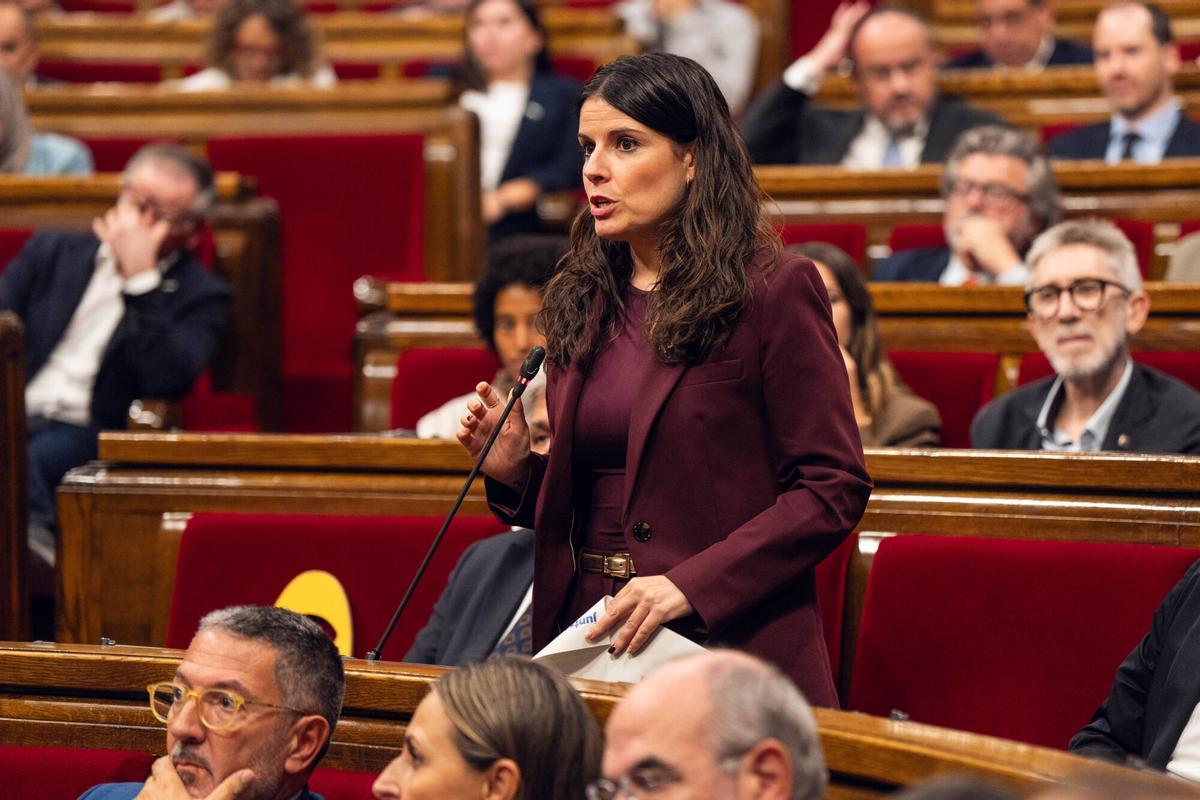 Mònica Sales de la Cruz, presidenta del grupo parlamentario de Junts