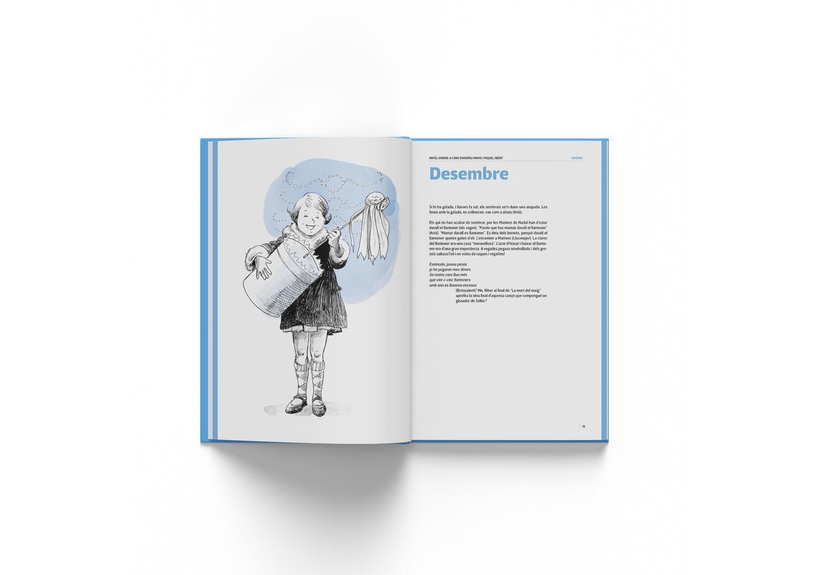 Páginas interiores del libro, con ilustraciones de Toni Galmés.