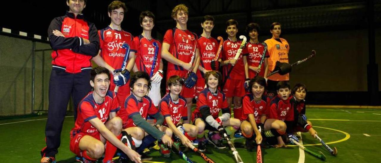 Equipo juvenil masculino.